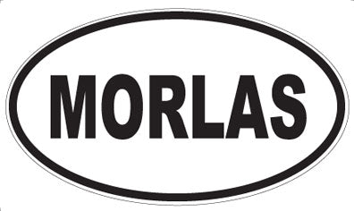 MORLAS - Oval Sticker