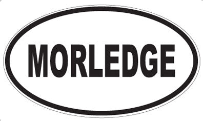 MORLEDGE - Oval Sticker