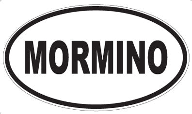 MORMINO - Oval Sticker