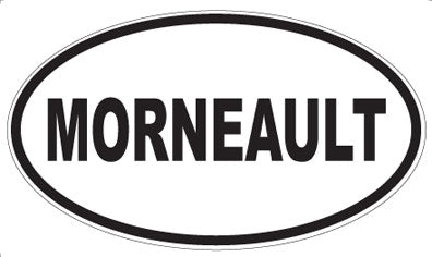 MORNEAULT - Oval Sticker