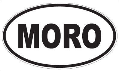 MORO - Oval Sticker