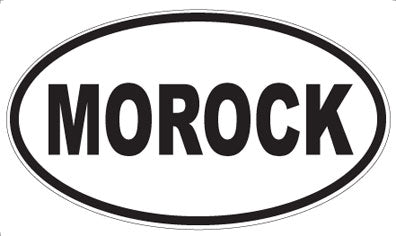 MOROCK - Oval Sticker