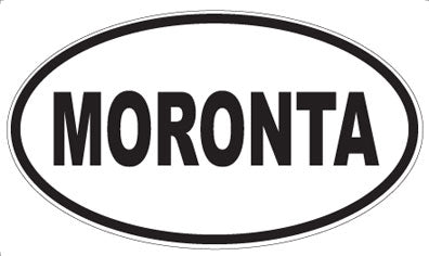 MORONTA - Oval Sticker