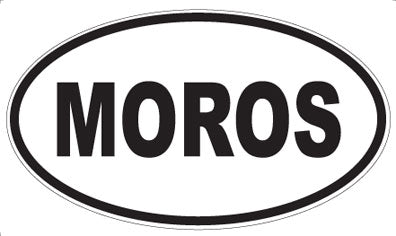 MOROS - Oval Sticker