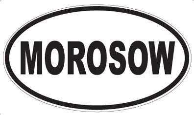 MOROSOW - Oval Sticker