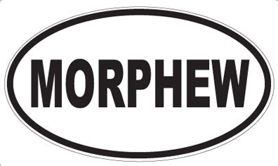 MORPHEW - Oval Sticker