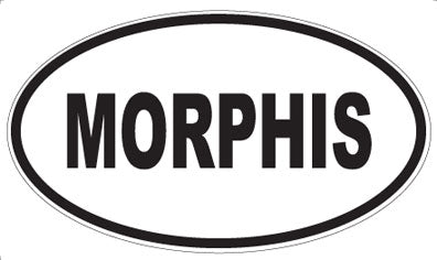 MORPHIS - Oval Sticker