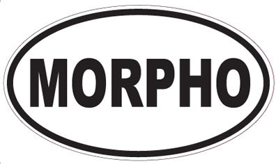 MORPHO - Oval Sticker