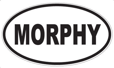 MORPHY - Oval Sticker