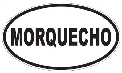 MORQUECHO - Oval Magnet