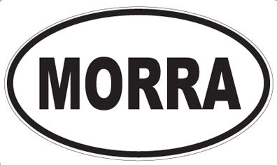 MORRA - Oval Sticker