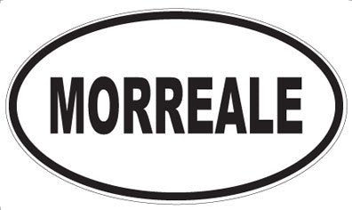 MORREALE - Oval Sticker