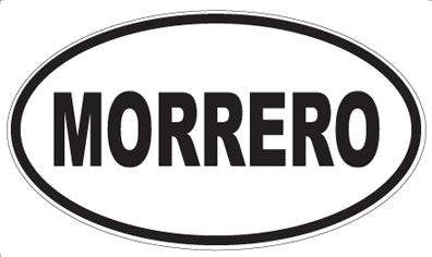MORRERO - Oval Sticker