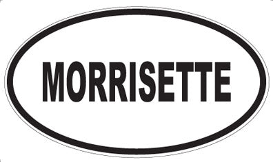 MORRISETTE - Oval Sticker