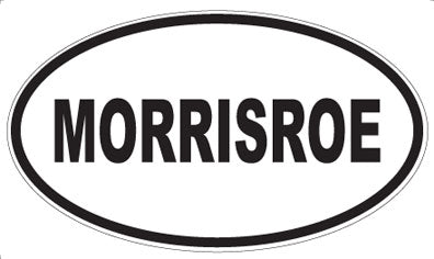 MORRISROE - Oval Sticker