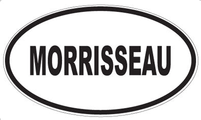 MORRISSEAU - Oval Sticker