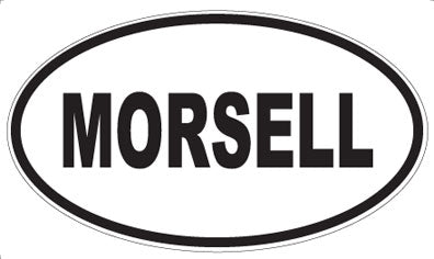 MORSELL - Oval Sticker