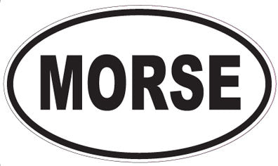 MORSE - Oval Magnet