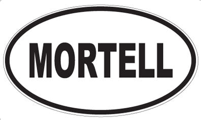 MORTELL - Oval Sticker