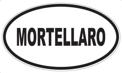 MORTELLARO - Oval Sticker