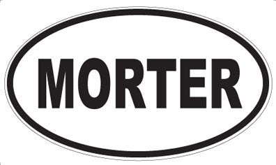 MORTER - Oval Magnet