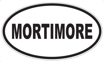 MORTIMORE - Oval Sticker