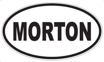 MORTON - Oval Sticker