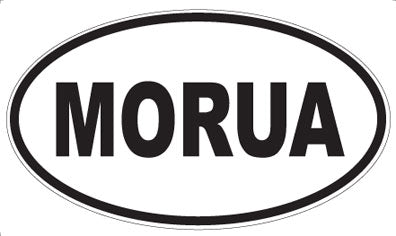 MORUA - Oval Sticker