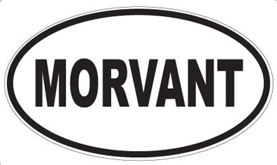 MORVANT - Oval Sticker