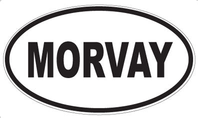 MORVAY - Oval Sticker