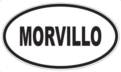 MORVILLO - Oval Sticker