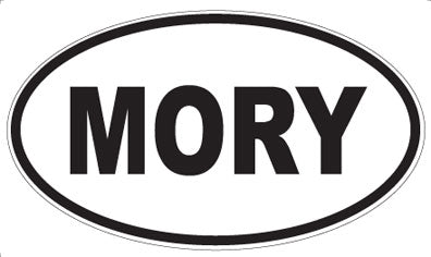 MORY - Oval Sticker