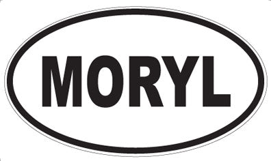 MORYL - Oval Sticker