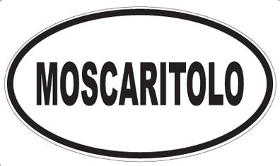 MOSCARITOLO - Oval Sticker