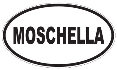 MOSCHELLA - Oval Sticker