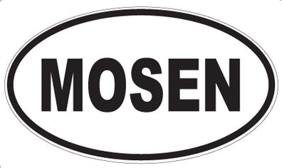 MOSEN - Oval Sticker