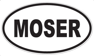 MOSER - Oval Sticker
