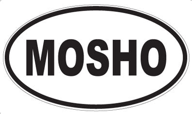 MOSHO - Oval Sticker