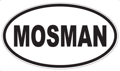 MOSMAN - Oval Sticker