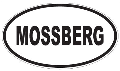 MOSSBERG - Oval Sticker
