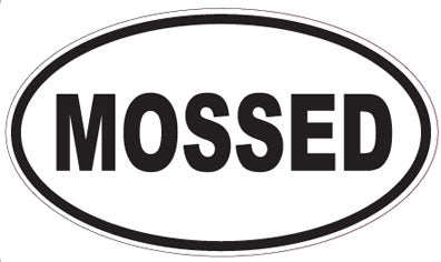 MOSSED - Oval Sticker