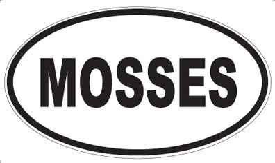 MOSSES - Oval Magnet