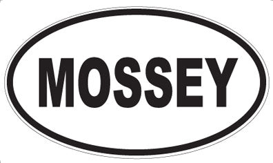 MOSSEY - Oval Sticker