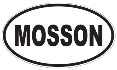 MOSSON - Oval Sticker
