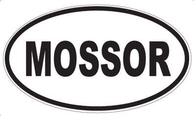 MOSSOR - Oval Sticker
