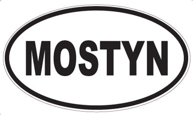 MOSTYN - Oval Sticker