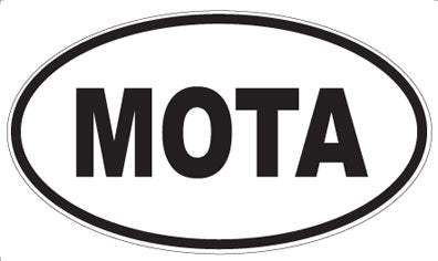 MOTA - Oval Sticker