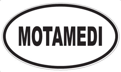 MOTAMEDI - Oval Sticker