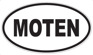 MOTEN - Oval Sticker