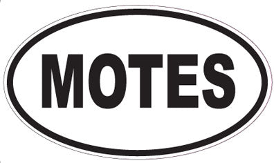 MOTES - Oval Magnet